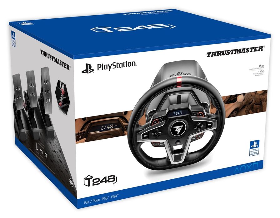(Novo) Volante e mudanças para PC e PlayStation Thrustmaster T248 + TH