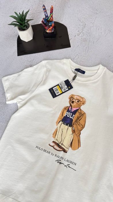 Чоловіча  мужская футболка Polo Ralph Lauren  поло ведмедик