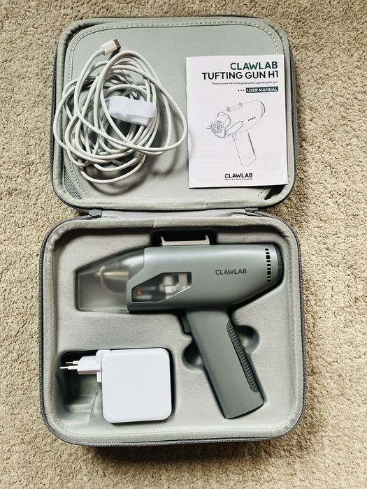 Pistolet do tuftingu Clawlab Tufting Gun H1 szary