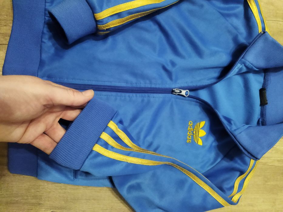 Niebieska bluza chłopięca Adidas