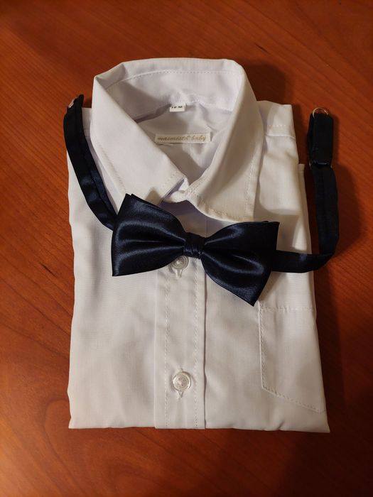 Camisa branca manga comprida 18 meses NOVA