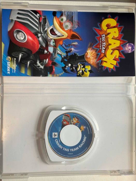 Jogo PSP "Crash Tag Team racing" como novo na caixa