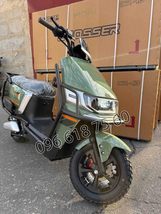 Crosser CR-13 Pro 2000W Lifepo4 Підвищєний вольтаж АКБ 76.8V Зелений