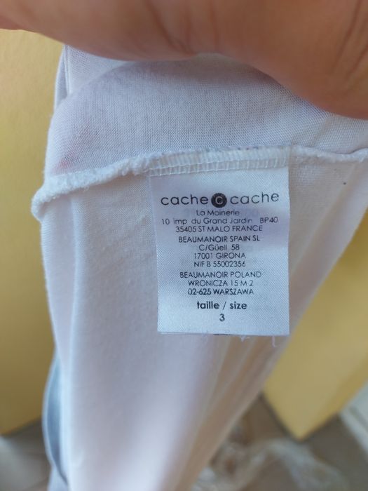 Bluzka na ramiączkach Cache Cache tunika top Londyn Big Ben autobus