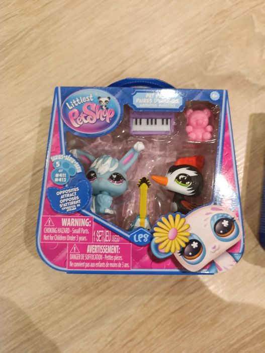 Zestaw figurek Littlest Pet Shop  seria 5 #411 #412