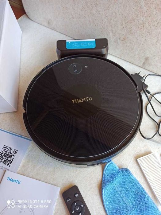 Thamtu Robot odkurzający z funkcją wycierania, G2