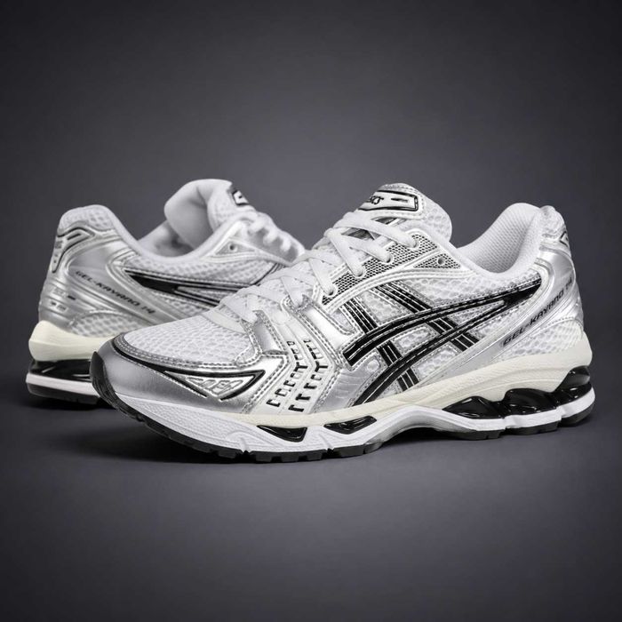 Кросівки Asics Gel-Kayano 14 білі/срібні сітка унісекс 37-41 без передоплати