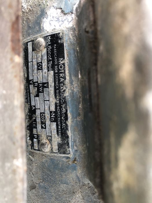 Motor de rega eletrico