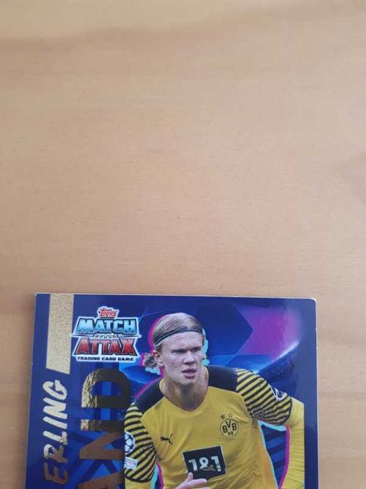 Carta Erling Haaland Borussia Dortmund UCL Topps Match Attax 21-22