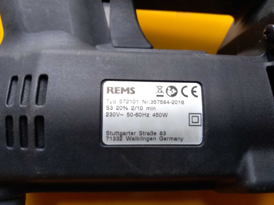 Zaciskarka rems + 3 szczęki, cęgi