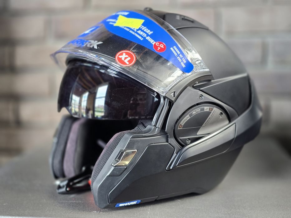 Kask motocyklowy z podnoszoną szczęką do tyłu Shark Evo Es Rozmiar XL