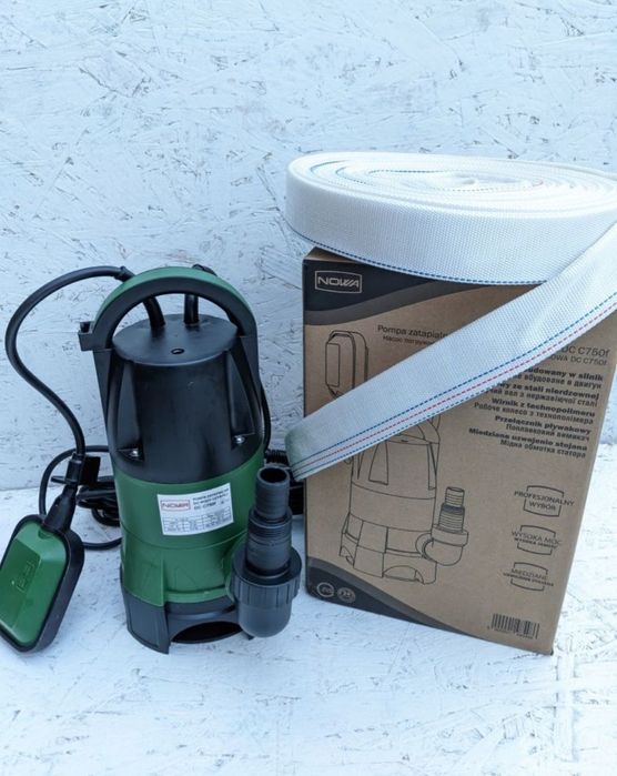 NOVA DC 750 + 10м шланг. Потужний насос, мідна обмотка