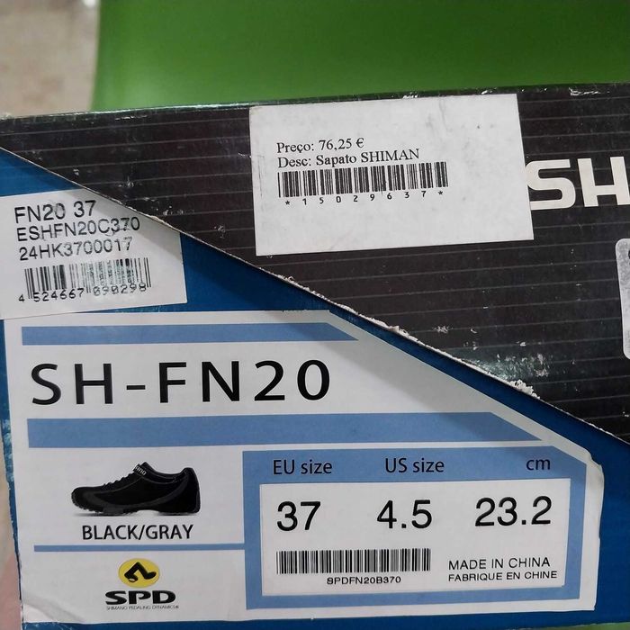 Sapatilha de Ciclismo Shimano 37