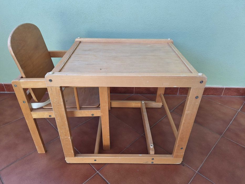 Cadeira de papa vs secretária com cadeira