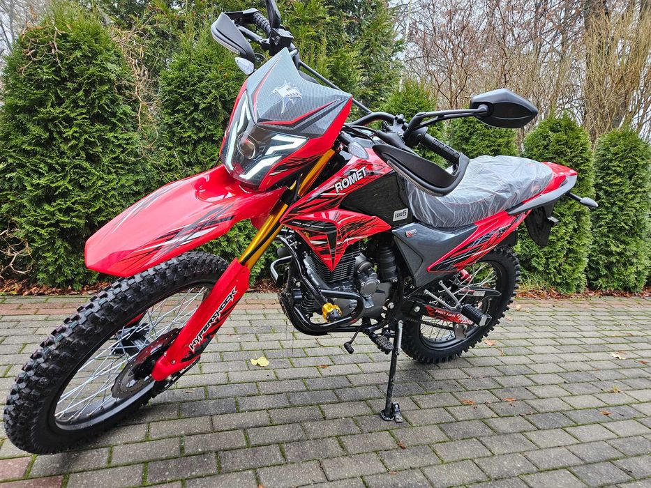 Romet CRS 250 2024 – Stan IDEALNY, tylko 360 km! Garażowany, pierwszy właściciel!