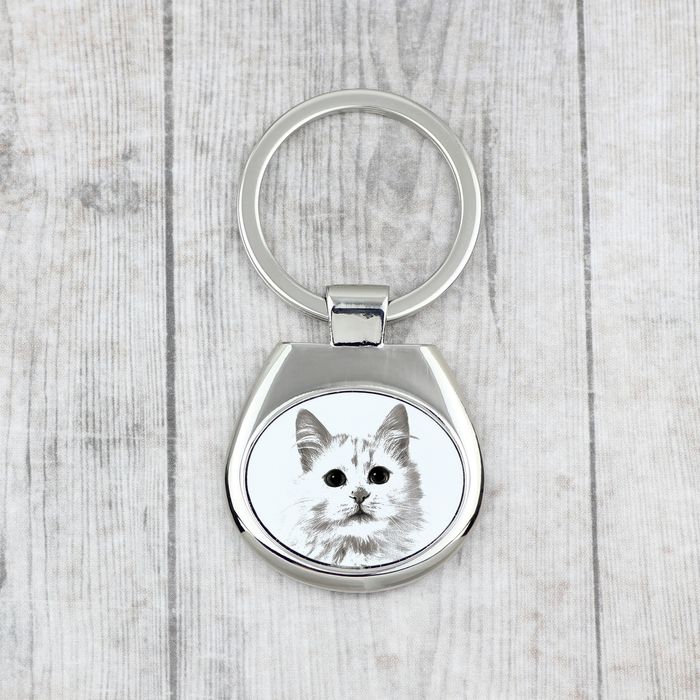 Kot turecki van brelok ze zdjęciem kota Art-Dog