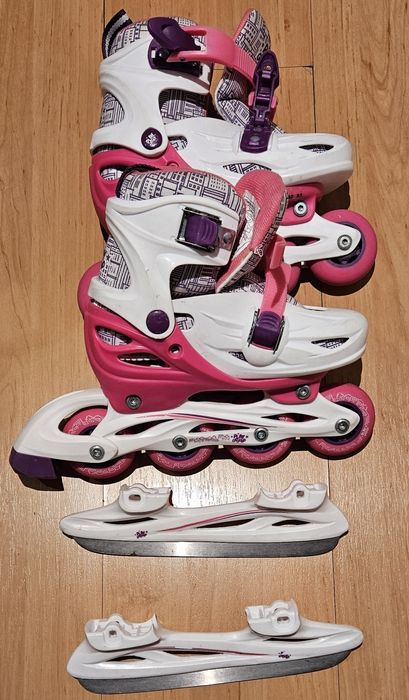 Łyżwo-rolki 30-33 dla dziewczynki