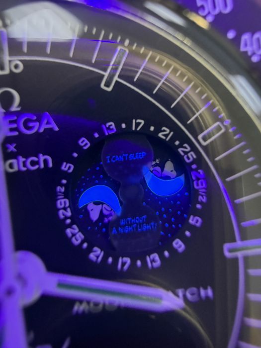 Часы, Годинник Swatch x OMEGA MoonSwatch «Mission to Moonphase New Moon