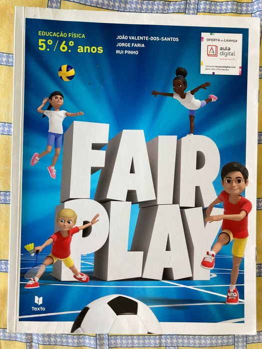 Manual escolar de Educação Física 5º e 6.º ano da Fair Paly