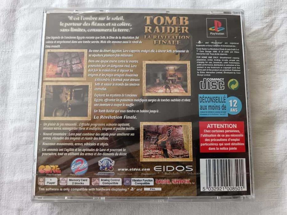 Tomb Raider: The Last Revelation [Sony PlayStation, 1999] NEW | Sealed