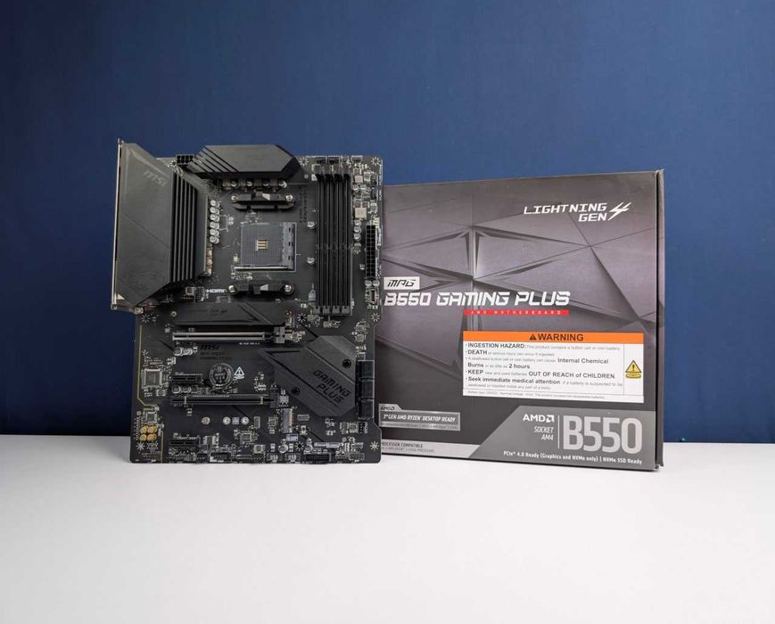 Материнська Плата MSI MPG B550 GAMING PLUS (sAM4, ATX) | МАГАЗИН | Гарантія 90 днів