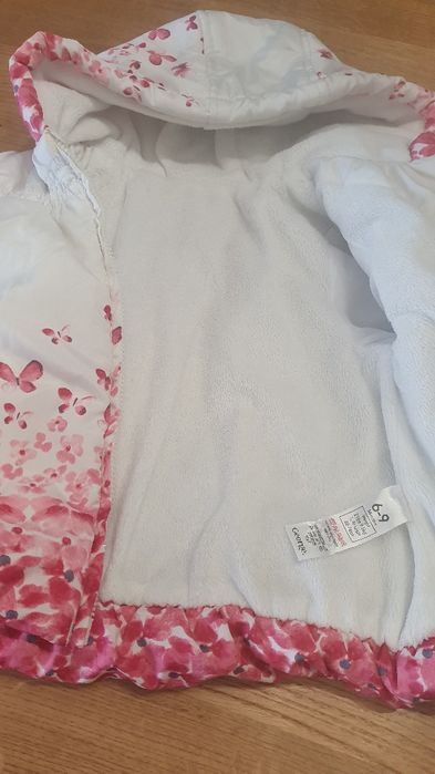 Przepiękna zimowa kurtka 6-9m George