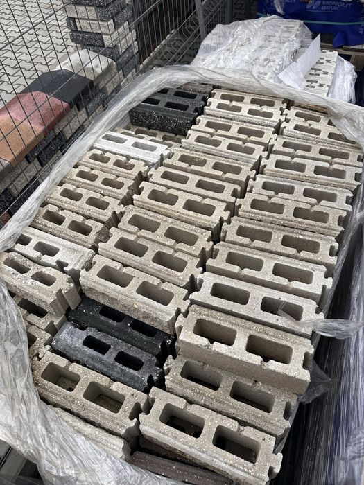 ДРУГИЙ СОРТ Блок модульний, Цегла Кая на паркан, дашки, поребрик