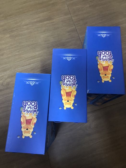 6 albuns Winnie The Pooh com caixa