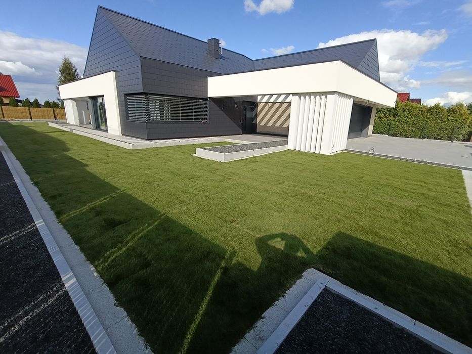 Trawnik z rolki! Wycinarka Wynajem! Trawniki! Automatyczne nawadnianie