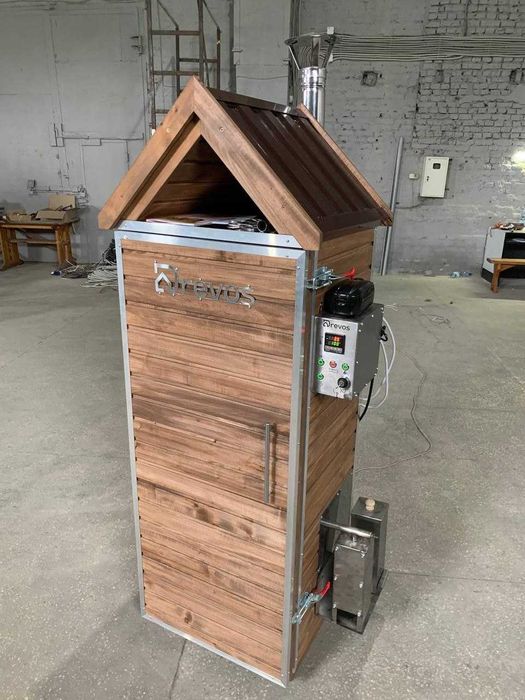 Коптильня холодного и горячего копчения. Коптилка древос от 5-100 кг