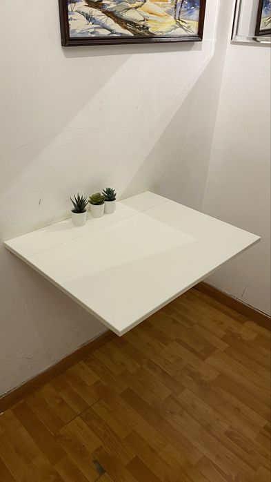 Mesa IKEA NORBERG Rebatível Branca – em bom estado
