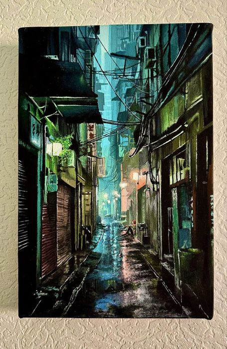 Заказ картин акрилом, маслом