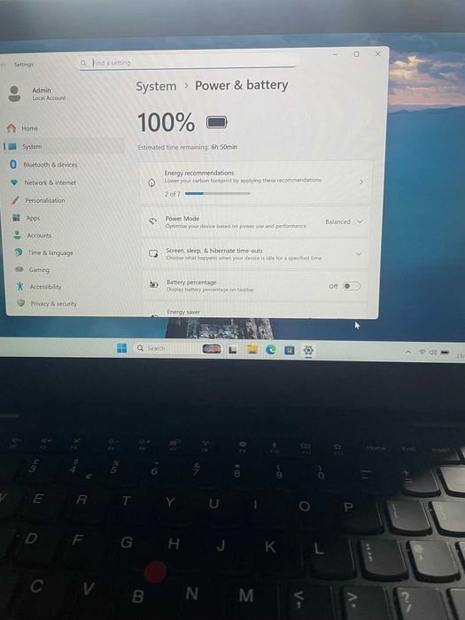 Lenovo ThinkPad L390 13.3" Intel® Core i5 1.6 GHz, 256GB SSD, 16GB RAM, Win 11 Pro PL