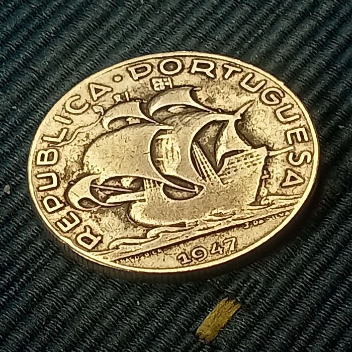 moeda 5.00 prata ano 1947