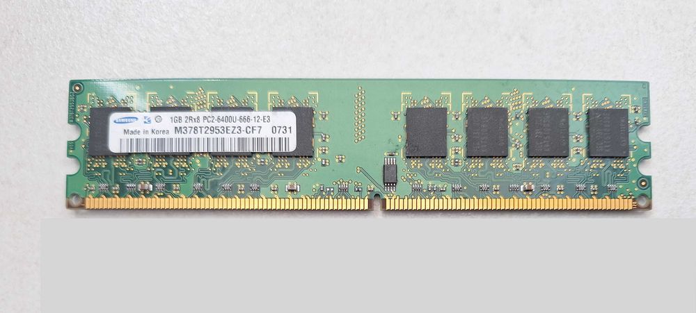Оперативна пам'ять 1GB 2Rx8 PC2-6400U-666-12-E3 Samsung M378T2953EZ3