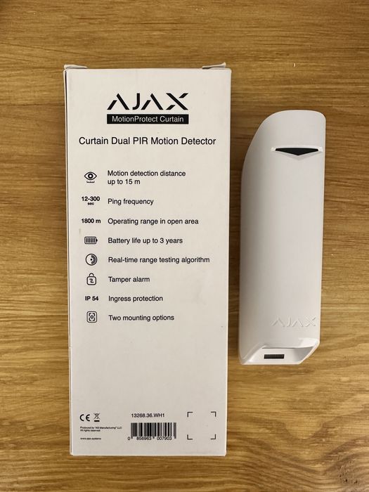 Датчик руху «штора» Ajax Motion Protect Curtain