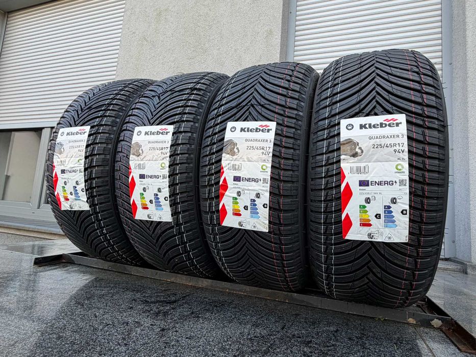 Całoroczne 225/45R17 Kleber Quadraxer prod. 2025rok! 94V C,B,69db