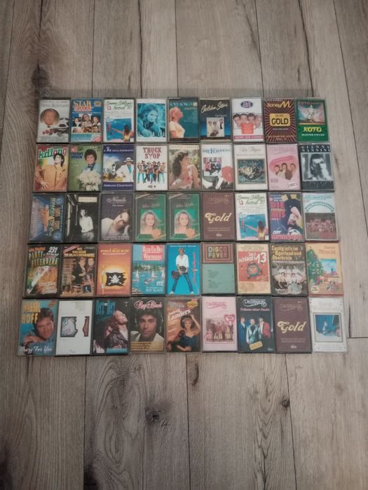 Kasety magnetofonowe kolekcja 45 szt.