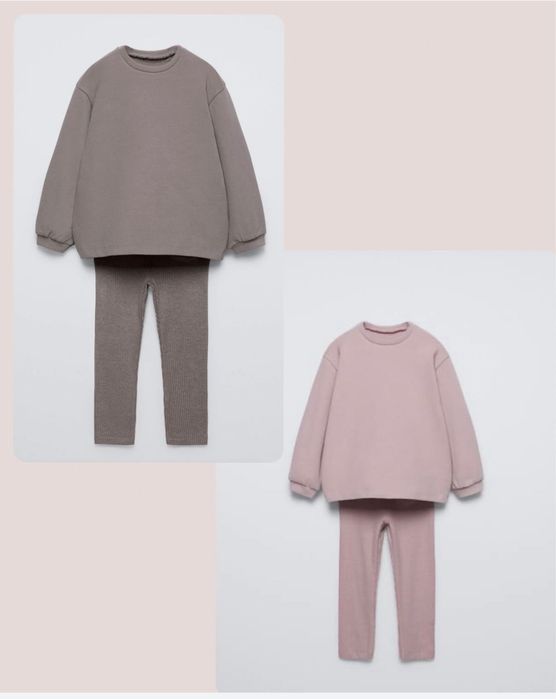 Костюм zara для дівчинки лосіни zara 104, 110