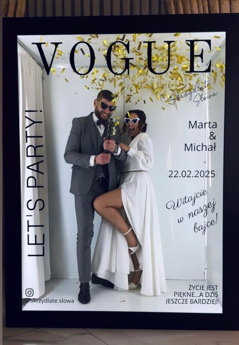MAGAZINE PHOTOBOX, Fotobox, vogue, wedding
