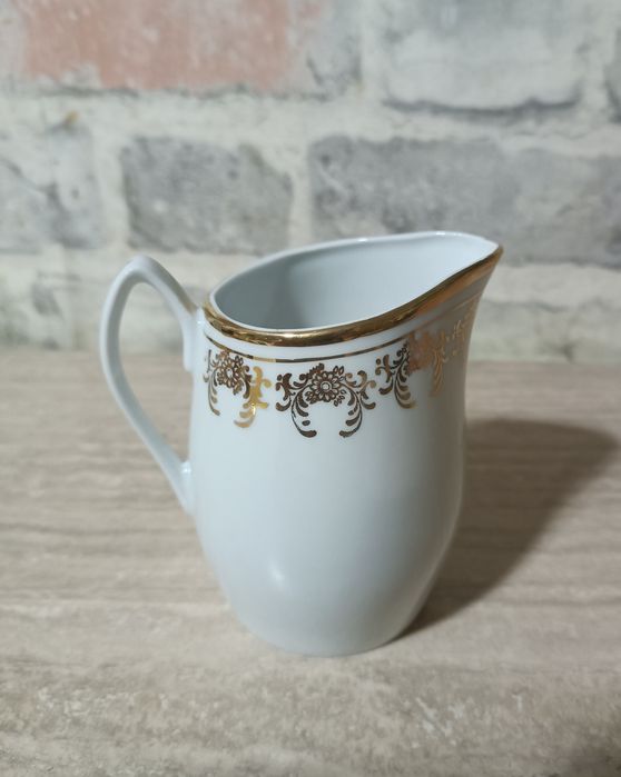 Vintage Mlecznik ze złocieniami Chodzież 10 cm