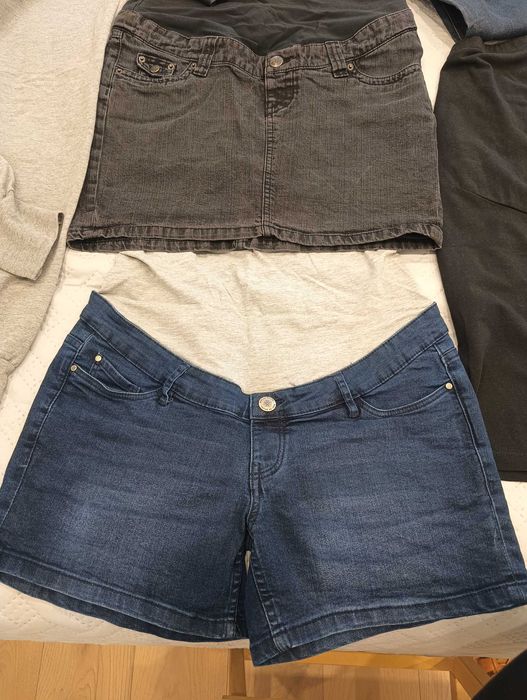 Ubrania ciążowe spodnie spódnice legginsy 38-42