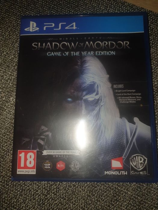 Gra shadow of mordo na ps4