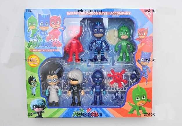 Наборы Герои в масках разные Кэтбой Алетт Гекко Ромео Ниндзялино Маска