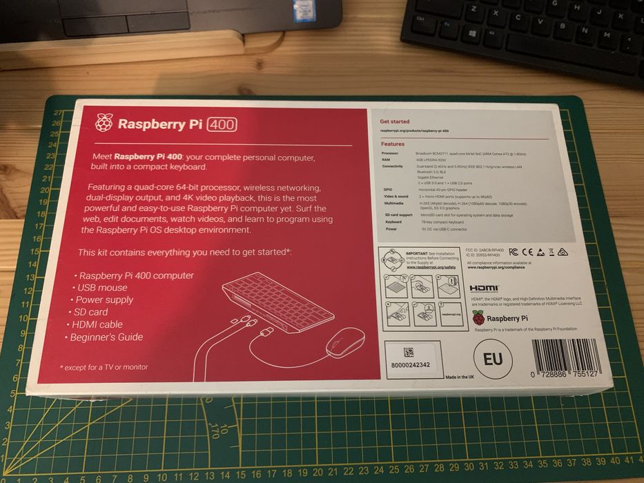 Raspberry Pi 400 nowy, możliwość konfiguracji