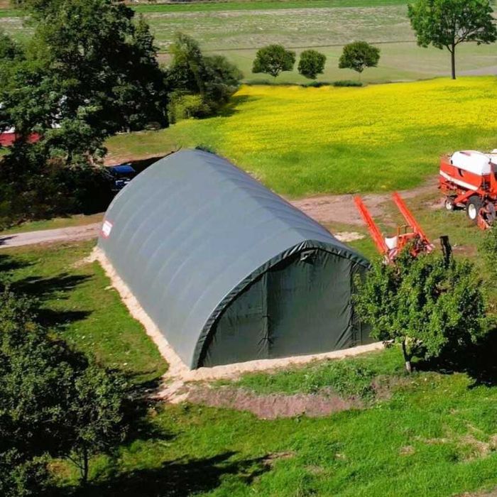 Hala namiotowa łukowa 12x18x6,1 m magazyn wiata konstrukcja ocynkowana