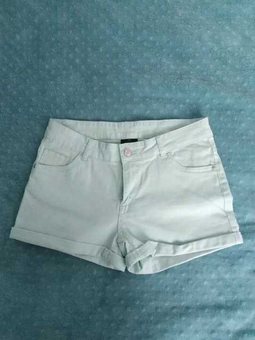 Miętowe spodenki, r 170