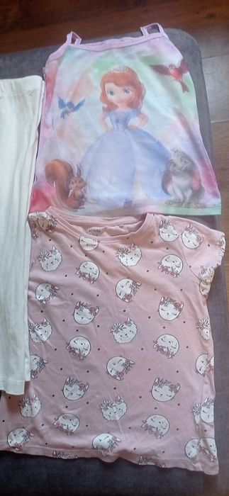 Zestaw ubrań dla dziewczynki 104/110 22szt