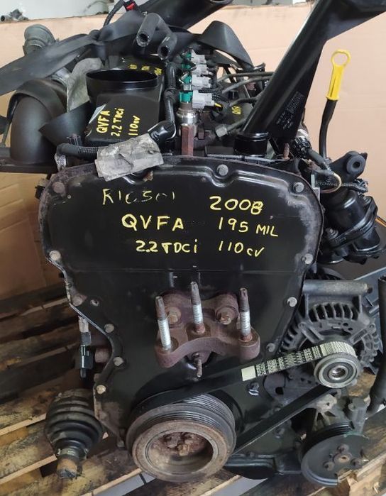 Motor Ford Transit 2.2TDCI 110cv QVFA caixa 5 velocidades 6C1R 7002 DC