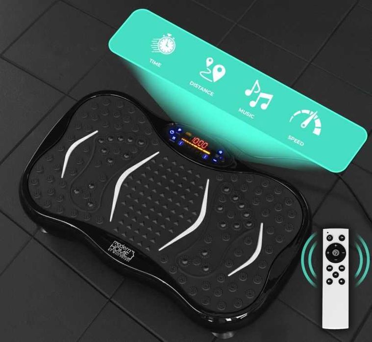 PLATFORMA WIBRACYJNA antycelulitowa masażer z ekspanderami + pilot